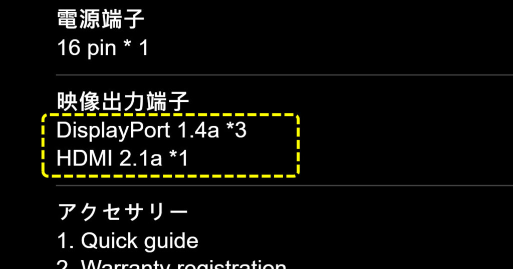 RTX4090 Output Interfaces