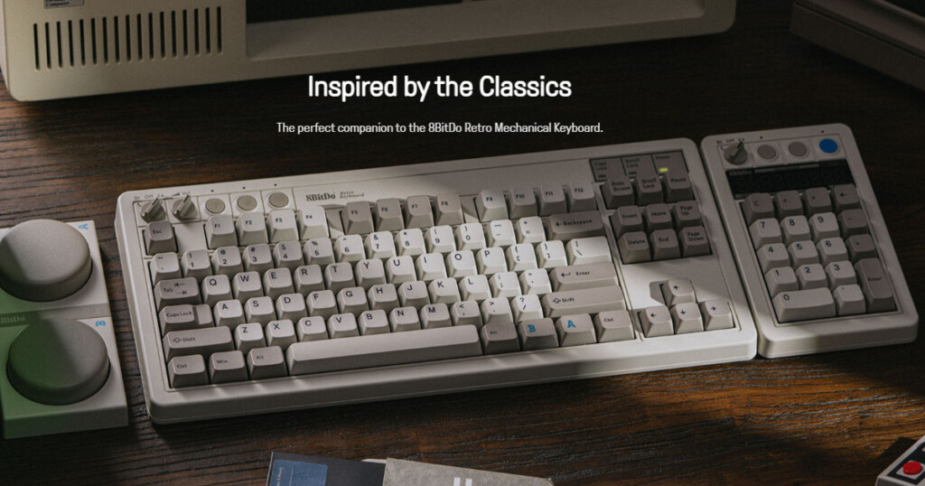 8BitDo 10Key and 10Key-less-Keyboard