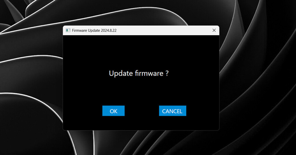 Firmware　VersionUp@FO32U2