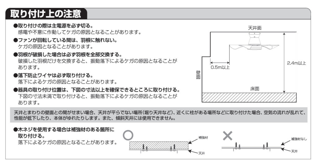 Installation Conditions Hotalux