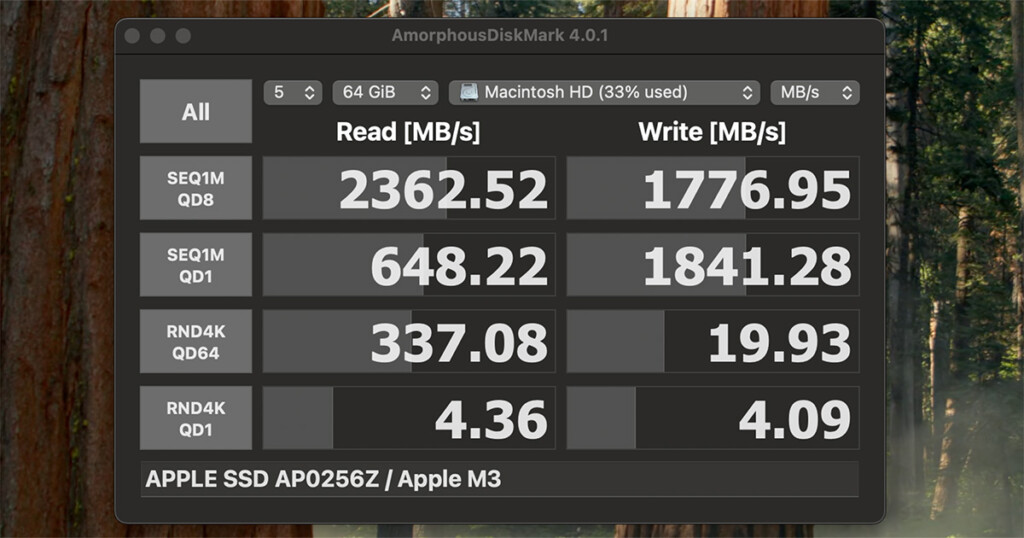 Macbook Air M3 Storage-TEST