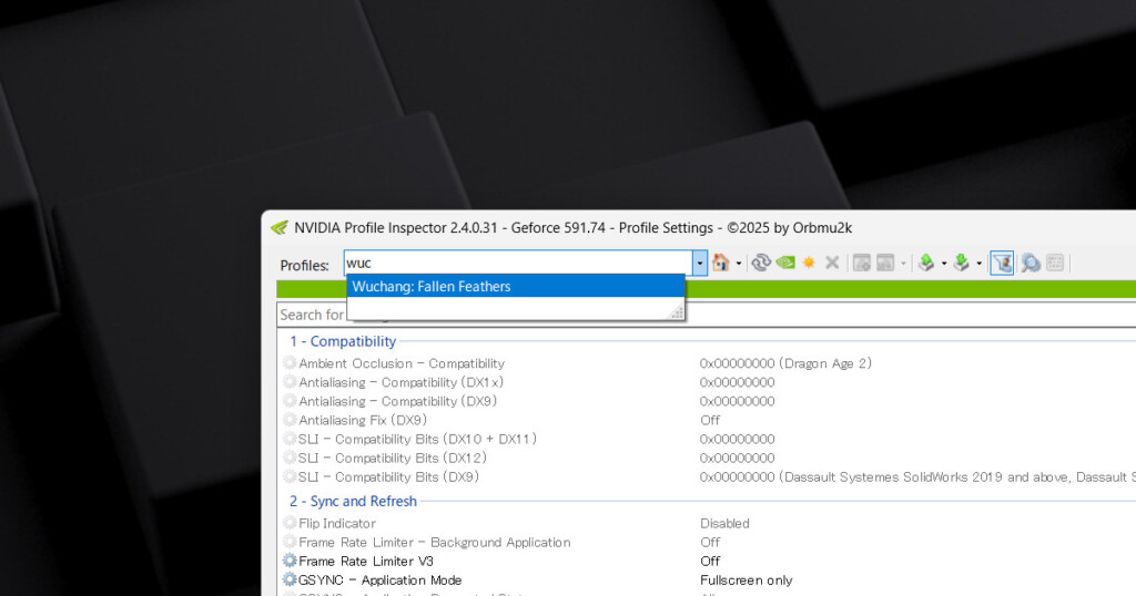 DLSS4.5@Nvidia Profile Inspector 04