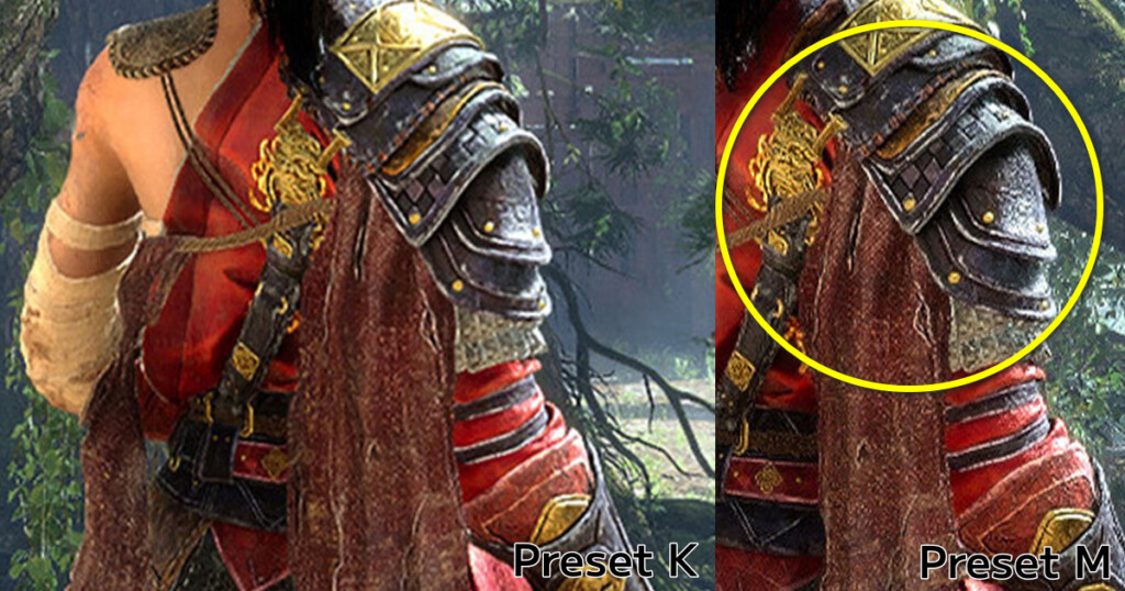 Wuchang - Compair Preset-K with Preset-M Zooming