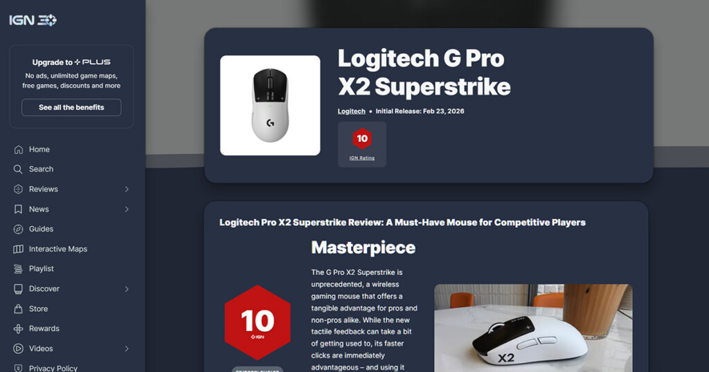 Pro X2 Superstrike IGN Review