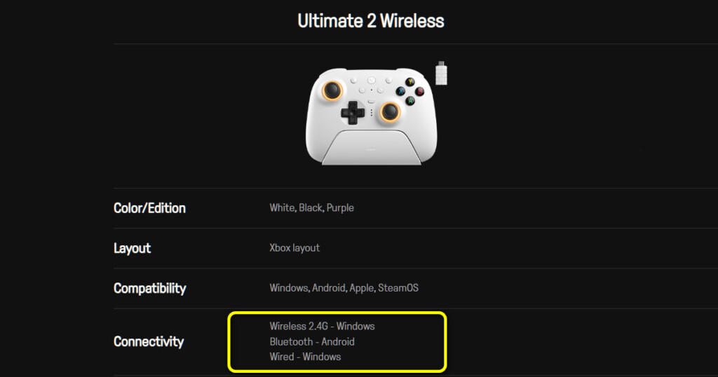UT2 Wireless Controller Connectivity