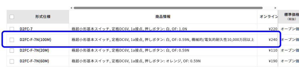 OMRON Micro-Switches