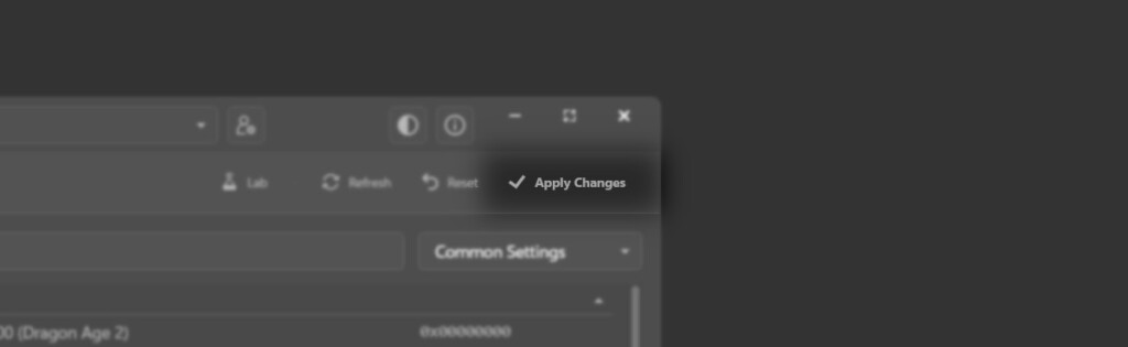 Click Apply Chages Button