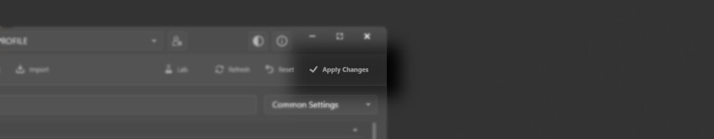 Click the Apply Button at Last