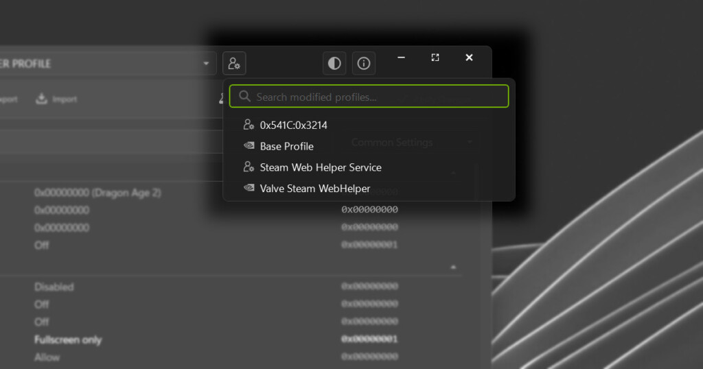 Lost Custom Profiles