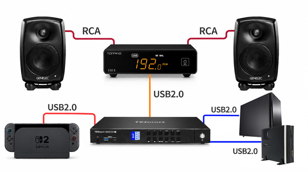 DAC and Devices connect